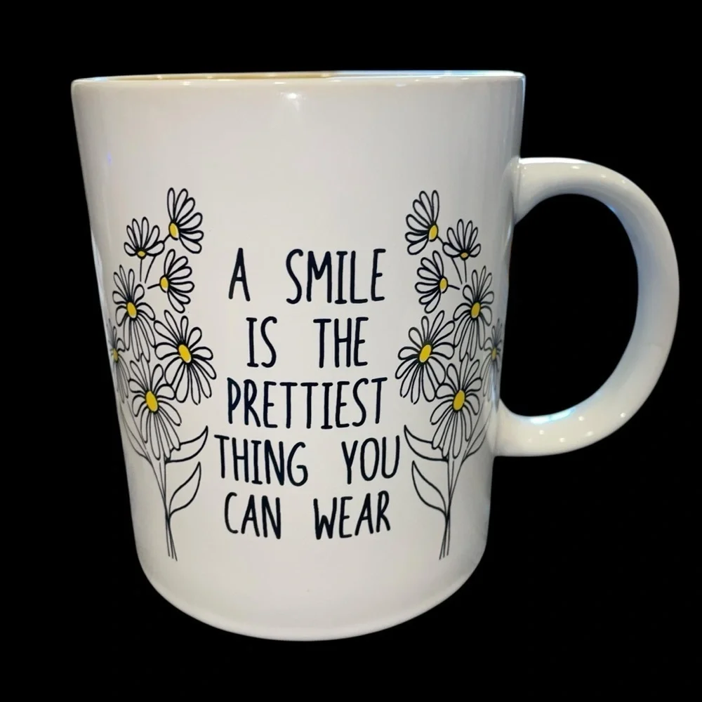 Fisher Products Mug – 16oz Stoneware-A Smile is the Prettiest Thing You Can Wear